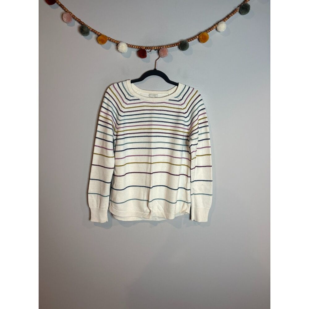 Talbots color striped sweater